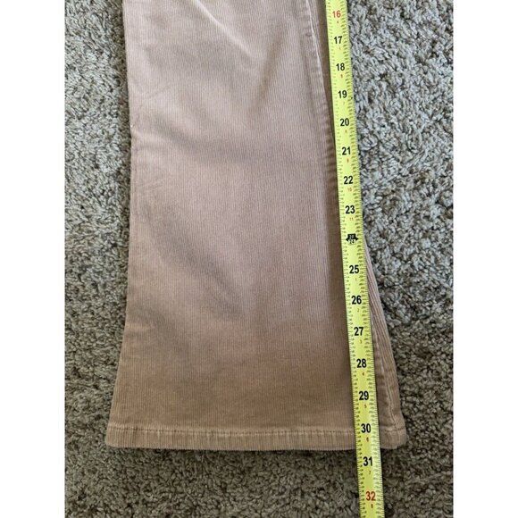 ABERCROMBIE & FITCH Vintage Y2K 90s Corduroy Jean Pants Mid Rise Boot Flare Sz 6 - Picture 8 of 8